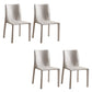 Dining Room Home Side Chair Faux Leather Dining Chairs with Upholstered