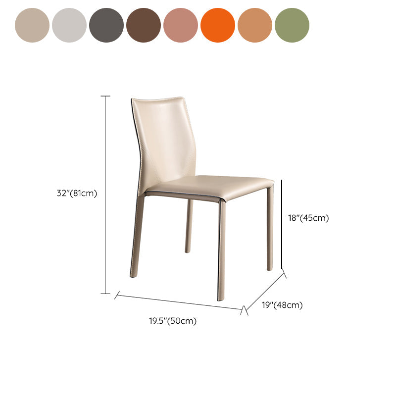Dining Room Home Side Chair Faux Leather Dining Chairs with Upholstered