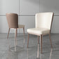 Upholstered Armless Dining Side Chair Wingback Chair in Beige