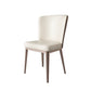 Upholstered Armless Dining Side Chair Wingback Chair in Beige