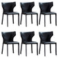 Kitchen Wingback Armless Dining Chair Upholstered Side Chair