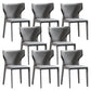 Kitchen Wingback Armless Dining Chair Upholstered Side Chair