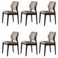 Solid Wood Contemporary Dining Chair Open Back Indoor Side Chair