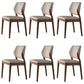 Solid Wood Contemporary Dining Chair Open Back Indoor Side Chair