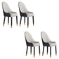 Dining Room Upholstered Chair Faux Leather Parsons Armless Chair