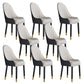 Dining Room Upholstered Chair Faux Leather Parsons Armless Chair