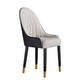 Dining Room Upholstered Chair Faux Leather Parsons Armless Chair