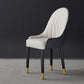 Dining Room Upholstered Chair Faux Leather Parsons Armless Chair