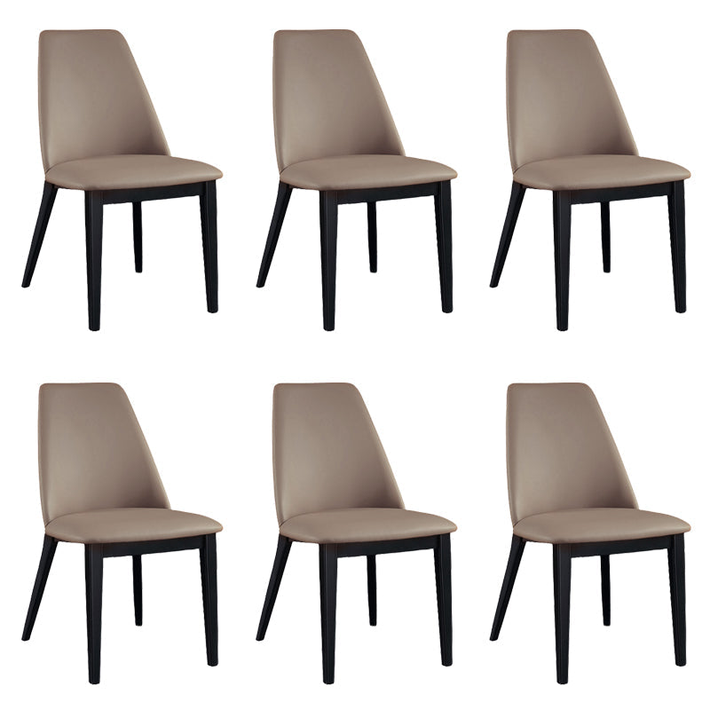 Eigentijdse keuken eetkamerstoel Parsons stoel met gestoffeerd