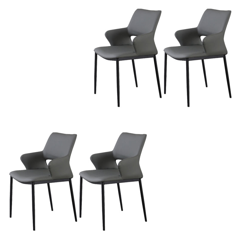 Sedia da pranzo aperta posteriore sedia da pranzo interno contemporaneo