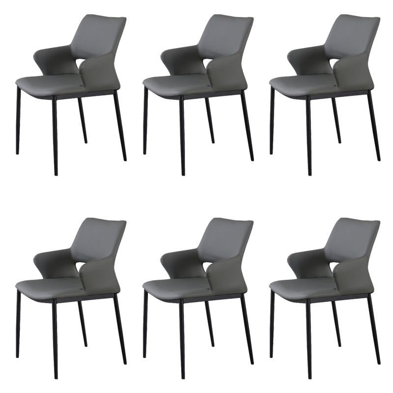 Sedia da pranzo aperta posteriore sedia da pranzo interno contemporaneo