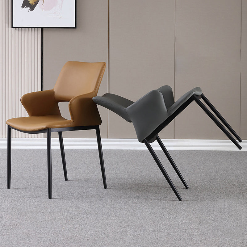 Sedia da pranzo aperta posteriore sedia da pranzo interno contemporaneo