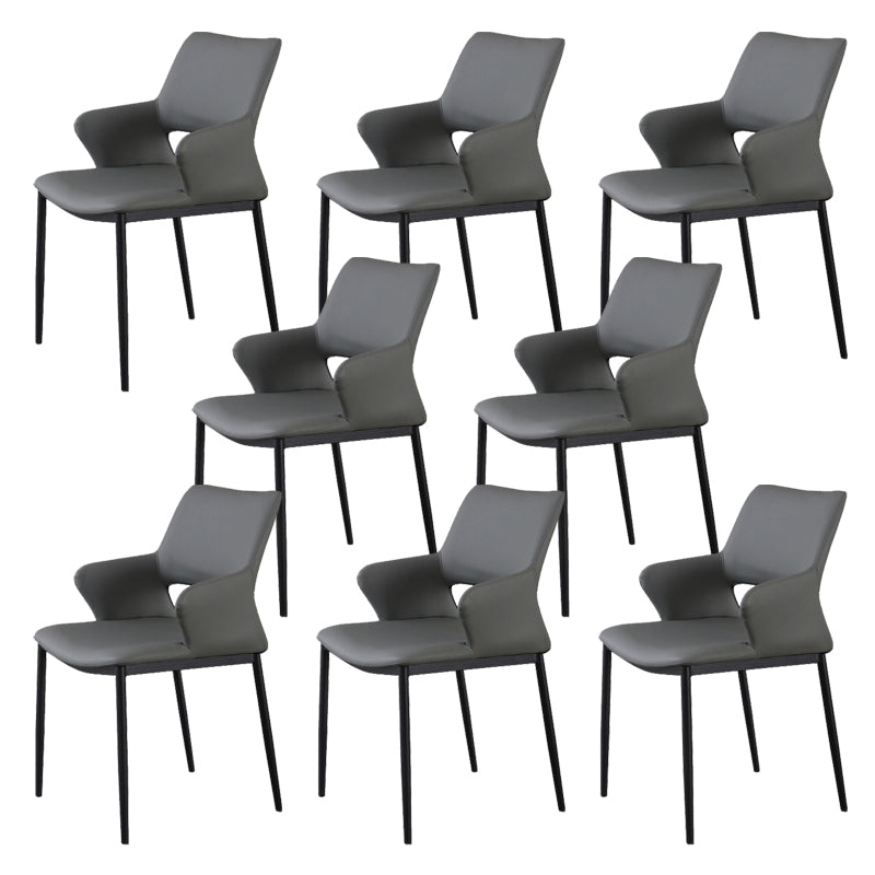 Sedia da pranzo aperta posteriore sedia da pranzo interno contemporaneo