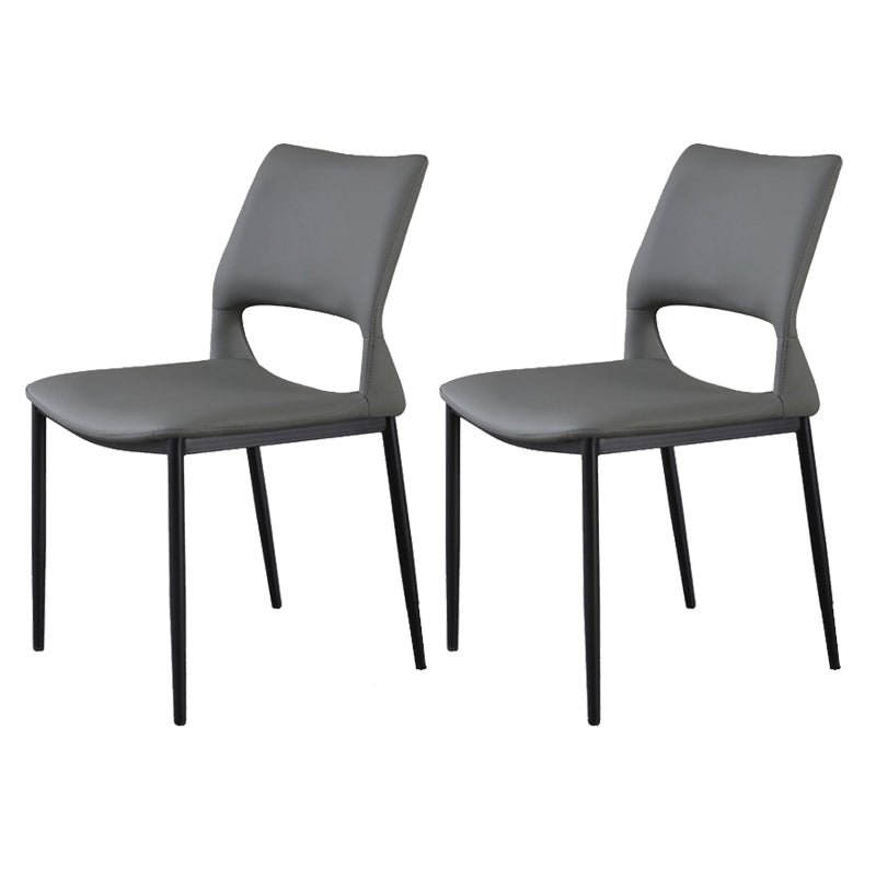 Sedia da pranzo aperta posteriore sedia da pranzo interno contemporaneo