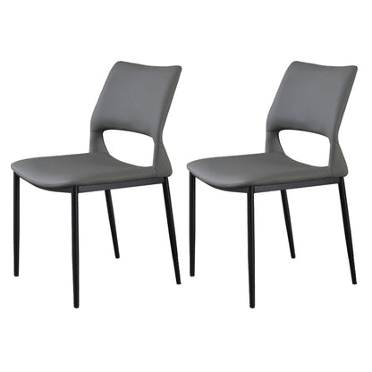 Sedia da pranzo aperta posteriore sedia da pranzo interno contemporaneo