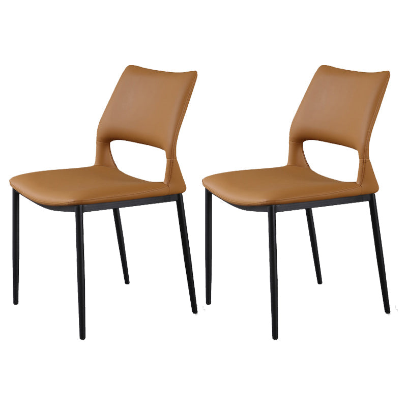 Sedia da pranzo aperta posteriore sedia da pranzo interno contemporaneo