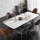 Dining Room Contemporary Dining Chair Upholstered Metal Legs Chair Clearhalo 'Dining Chairs' 'Dining Tables & Seating' 'dining_chair' 'furn' 'furn_dining_chair' 'Furniture' 'Kitchen & Dining Furniture' 6545241