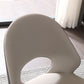 Open Back Dining Side Chair Modern Metal Base Indoor-Outdoor Chair