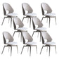 Open Back Dining Side Chair Modern Metal Base Indoor-Outdoor Chair