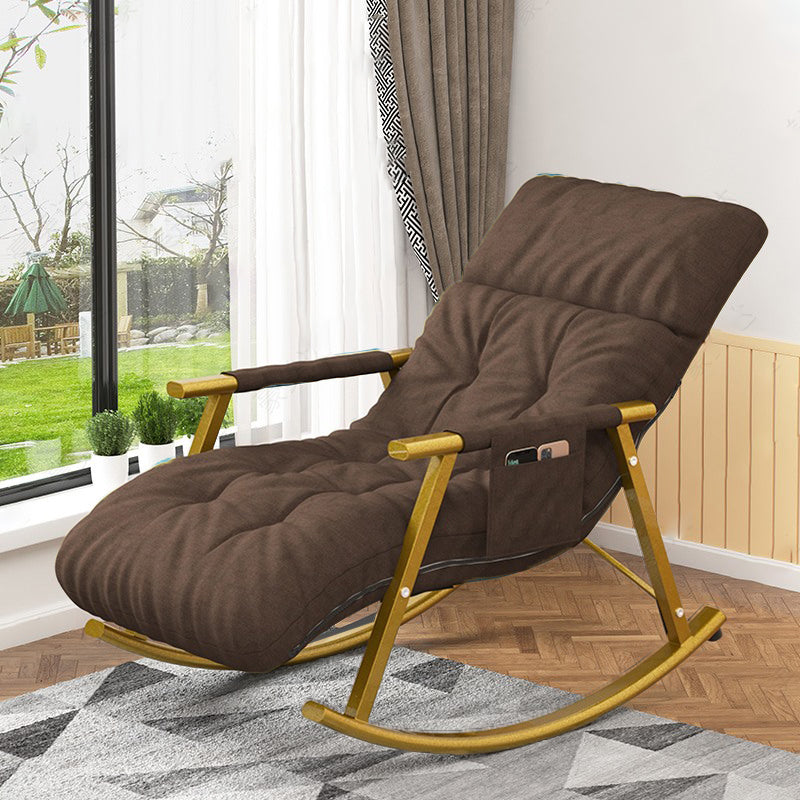 Chaise de rocker moderne à chaise à ossature métallique pour le salon