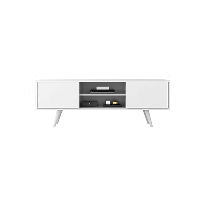 Console multimediale scandinava Console porta TV in legno per soggiorno