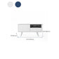 Console multimediale scandinava Console porta TV in legno per soggiorno