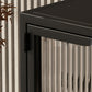 Modern Metal TV Media Stand Enclosed Storage TV Console with Doors for Living Room Clearhalo 'furn' 'furn_tv_stands_entertainment_centers' 'Furniture' 'Living Room Furniture' 'TV Stands & Entertainment Centers' 'TV Stands & Media Storage Furniture' 'tv_stands_entertainment_centers' 6545887