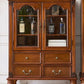 Traditional Display Stand Rubberwood Hutch Cabinet for Living Room Clearhalo 'Display & China Cabinets' 'display_china_cabinets' 'furn' 'furn_display_china_cabinets' 'Furniture' 'Kitchen & Dining Furniture' 6545918