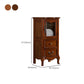 Traditional Display Stand Rubberwood Hutch Cabinet for Living Room Clearhalo 'Display & China Cabinets' 'display_china_cabinets' 'furn' 'furn_display_china_cabinets' 'Furniture' 'Kitchen & Dining Furniture' 6545926