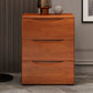 3 Drawers Contemporary Accent Table Nightstand Antique Finish Nightstand