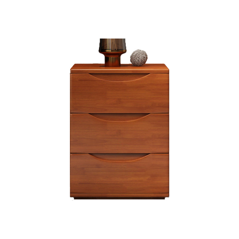 3 Drawers Contemporary Accent Table Nightstand Antique Finish Nightstand