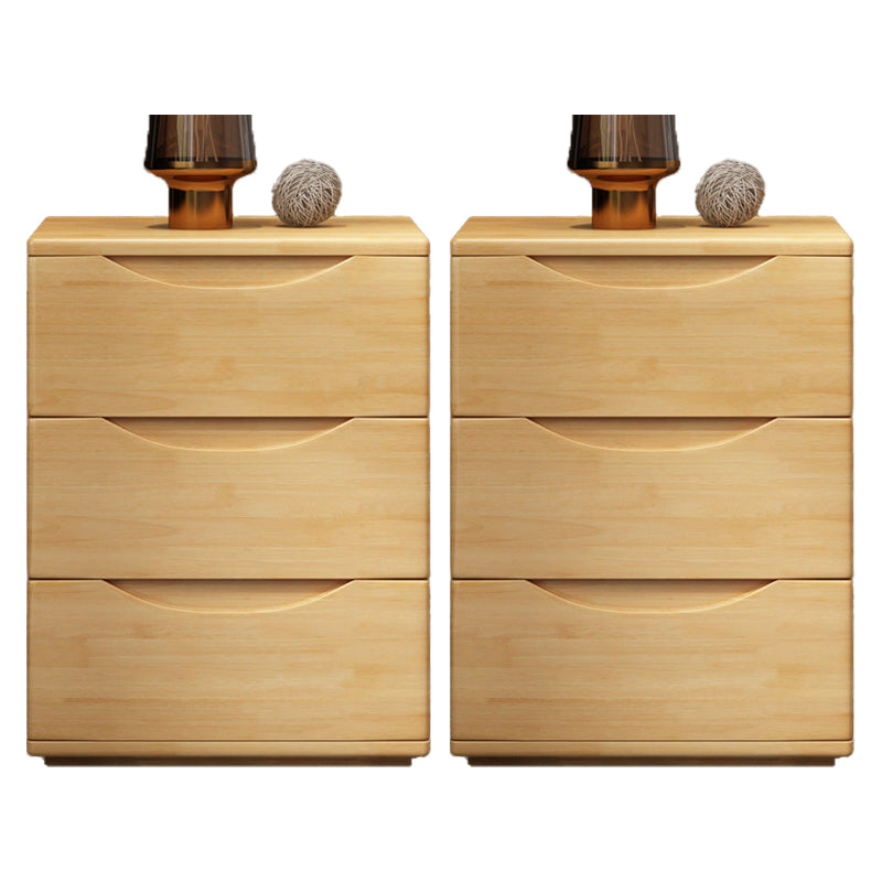 3 Drawers Contemporary Accent Table Nightstand Antique Finish Nightstand