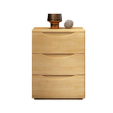 3 Drawers Contemporary Accent Table Nightstand Antique Finish Nightstand