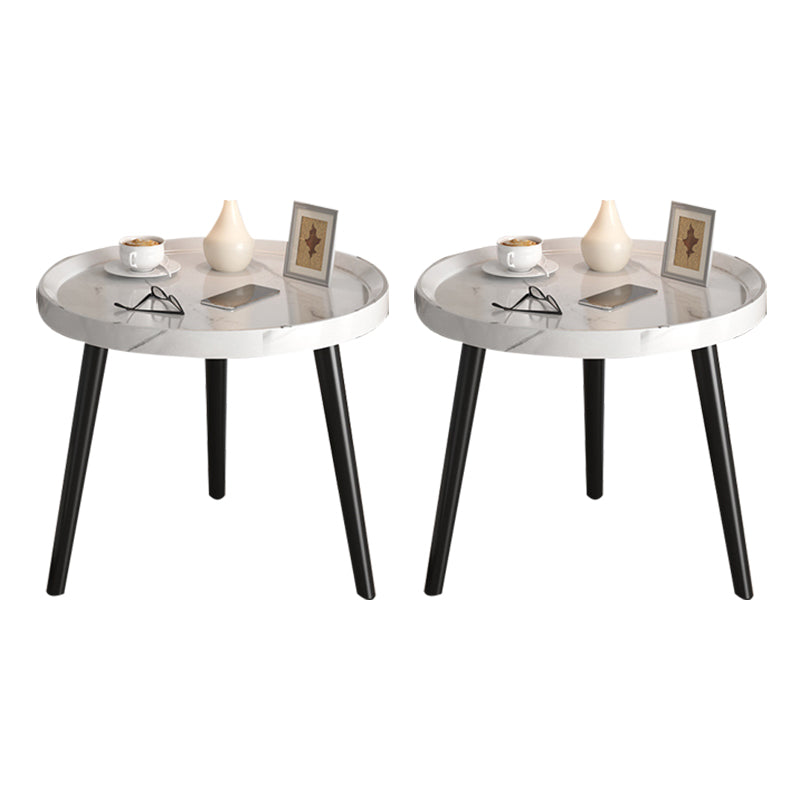 コンテンポラリーアクセントテーブルナイトスタンドアンティークフィニッシュオープンストレージナイトテーブル