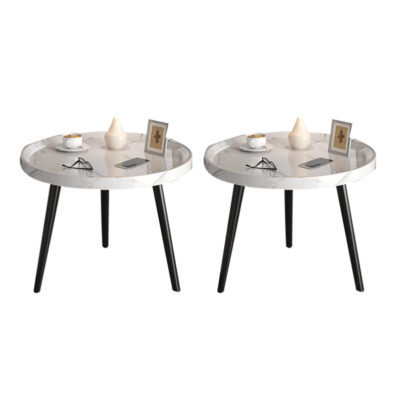 コンテンポラリーアクセントテーブルナイトスタンドアンティークフィニッシュオープンストレージナイトテーブル