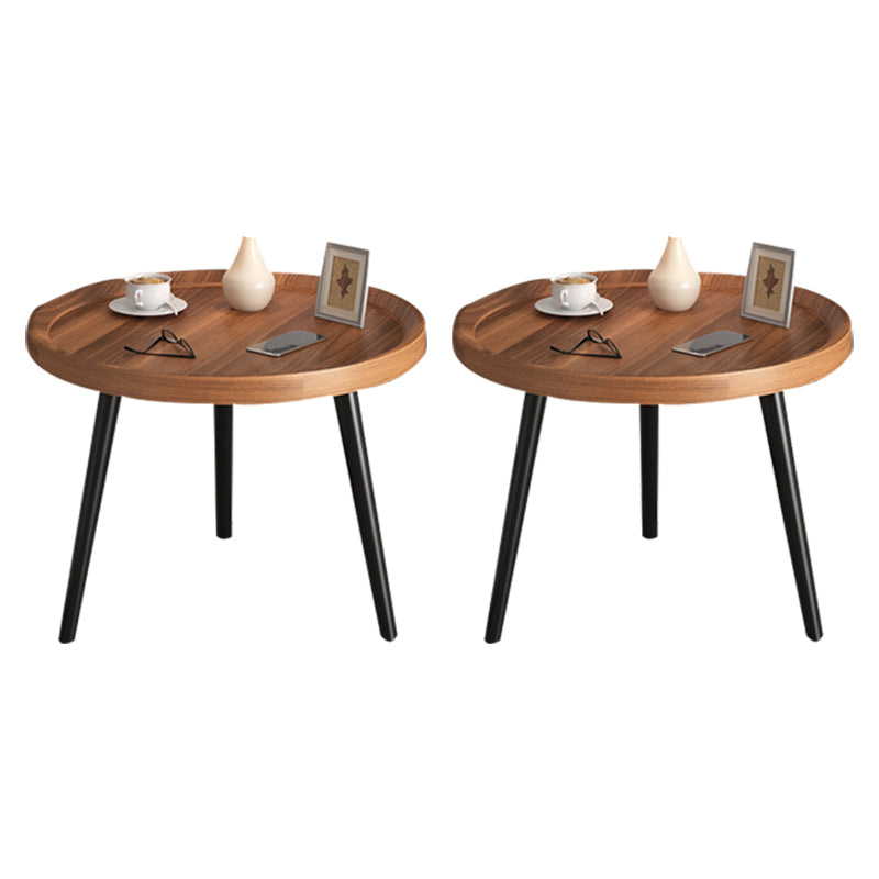 コンテンポラリーアクセントテーブルナイトスタンドアンティークフィニッシュオープンストレージナイトテーブル