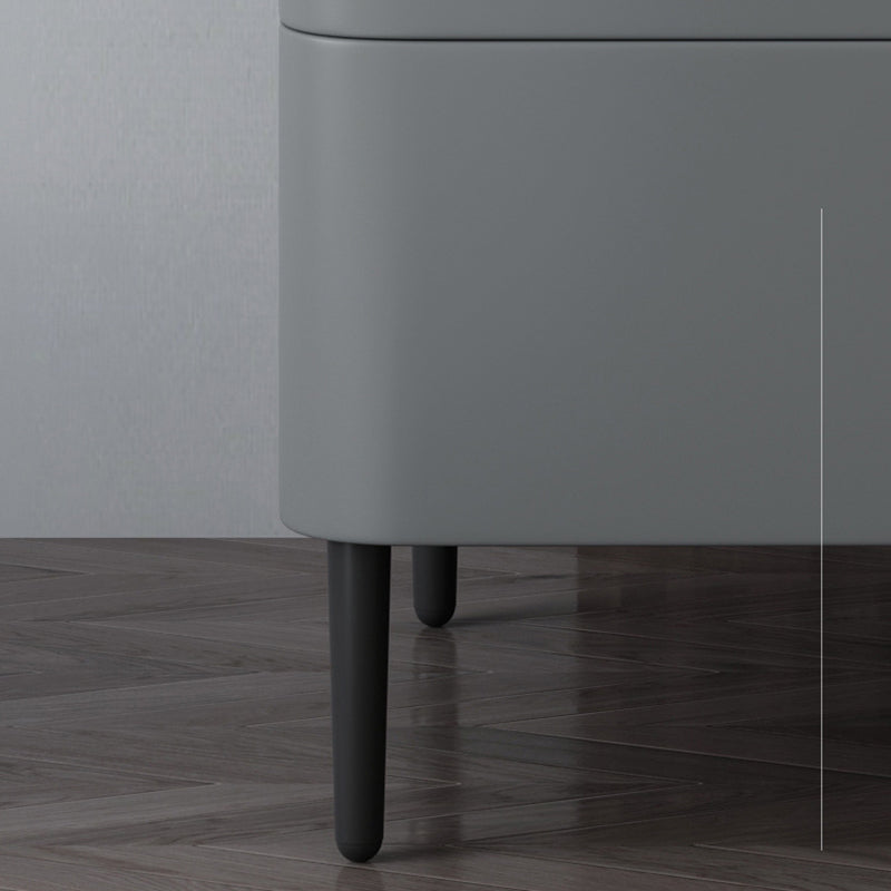 Stone Bed Nightstand Contemporary Bedside Cabinet with 2 Drawers Clearhalo 'Bedroom Furniture' 'furn' 'furn_night_stand' 'Furniture' 'night_stand' 'Nightstands' 6546838