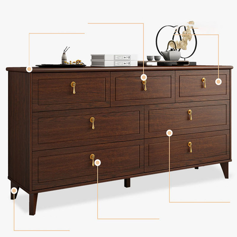 Contemporary Glam Storage Chest Dresser Wooden Chest with Drawers Clearhalo 'Bedroom Furniture' 'Dressers & Chests' 'dressers_chests' 'furn' 'furn_dressers_chests' 'Furniture' 6546881