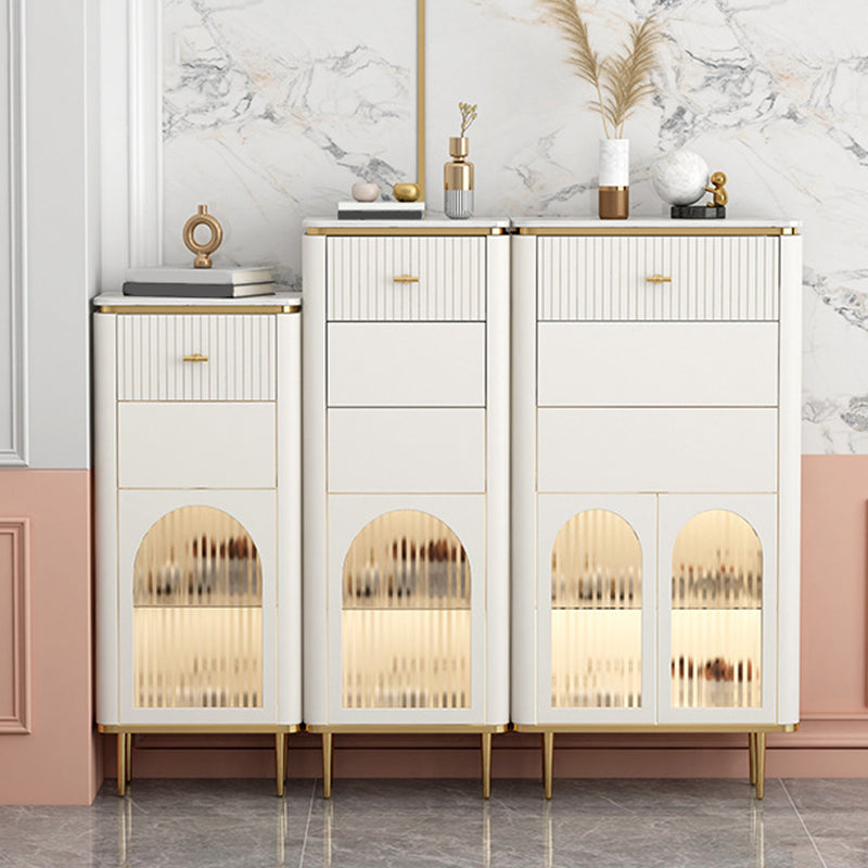 11,7 inch brede opbergkist Klassiek Glam-dressoir met 1/2/3 laden