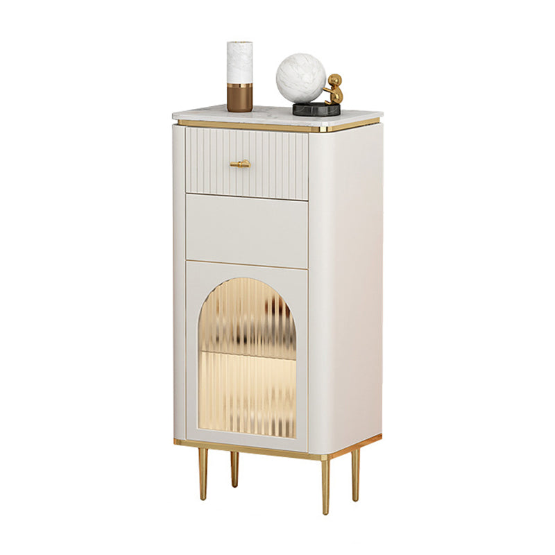 11,7 inch brede opbergkist Klassiek Glam-dressoir met 1/2/3 laden