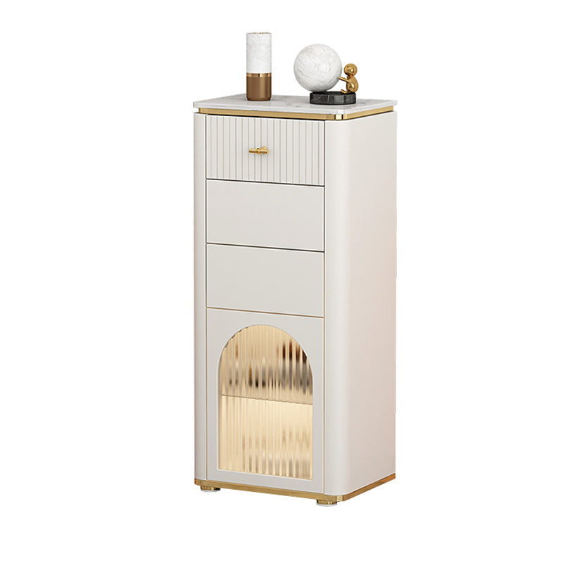 11,7 inch brede opbergkist Klassiek Glam-dressoir met 1/2/3 laden