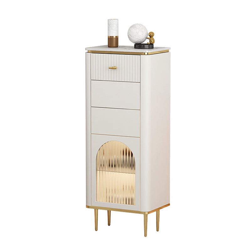 11,7 inch brede opbergkist Klassiek Glam-dressoir met 1/2/3 laden