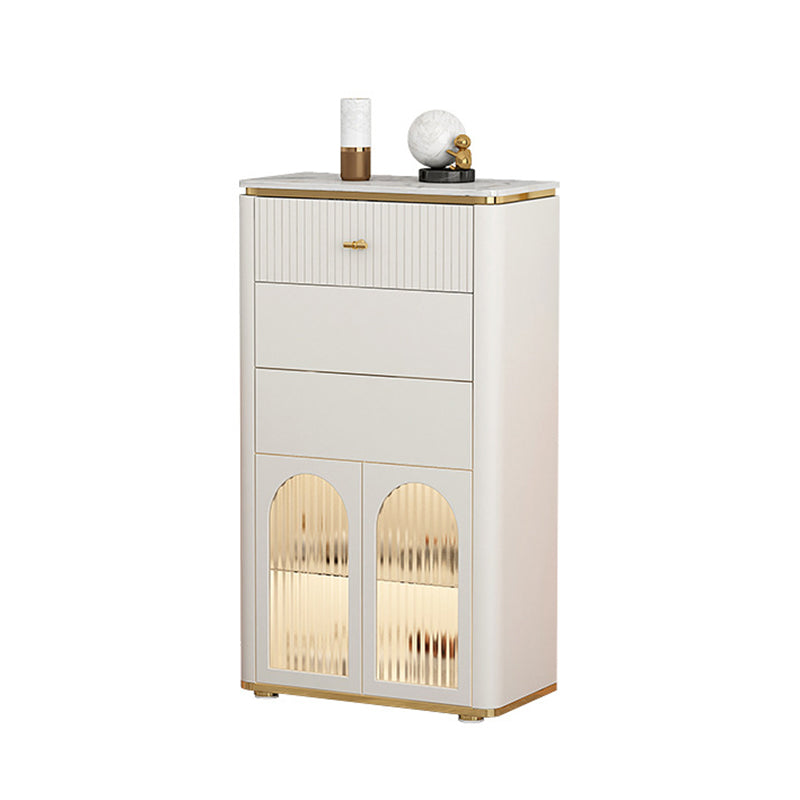 11,7 inch brede opbergkist Klassiek Glam-dressoir met 1/2/3 laden