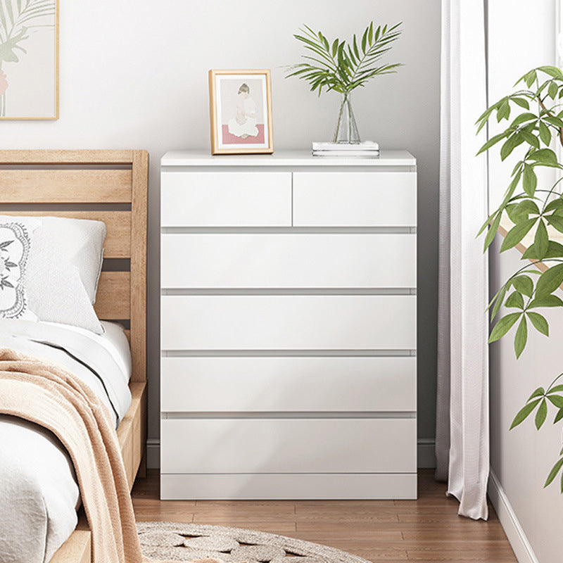 Contemporary Storage Chest Manufactured Wood Dresser with 3/4/5/6 Drawers Clearhalo 'Bedroom Furniture' 'Dressers & Chests' 'dressers_chests' 'furn' 'furn_dressers_chests' 'Furniture' 6546962