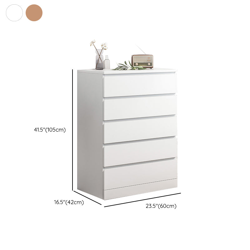 Contemporary Storage Chest Manufactured Wood Dresser with 3/4/5/6 Drawers Clearhalo 'Bedroom Furniture' 'Dressers & Chests' 'dressers_chests' 'furn' 'furn_dressers_chests' 'Furniture' 6546981