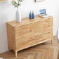 Coffre de rangement en bois massif de 15,6 pouces de largeur, commode de rangement moderne