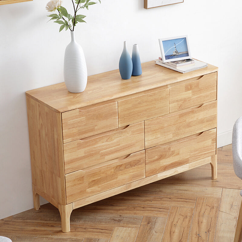 Coffre de rangement en bois massif de 15,6 pouces de largeur, commode de rangement moderne