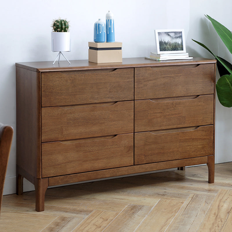 Coffre de rangement en bois massif de 15,6 pouces de largeur, commode de rangement moderne