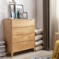 Coffre de rangement en bois massif de 15,6 pouces de largeur, commode de rangement moderne
