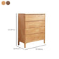 Coffre de rangement en bois massif de 15,6 pouces de largeur, commode de rangement moderne